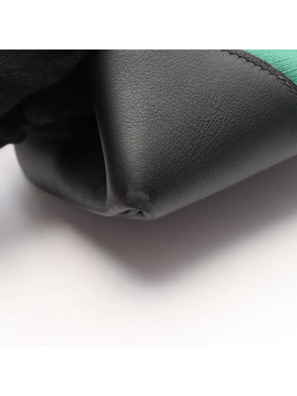 Hermes Backpack a Dos All Back Green Black Canvas Leather All T&c